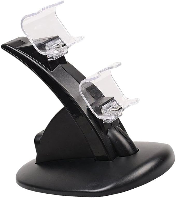Controller Charger Charging Station Dual USB Charging Dock for Pro Slim Controllers with Led Indicator for Gamepad Storage - Image 2