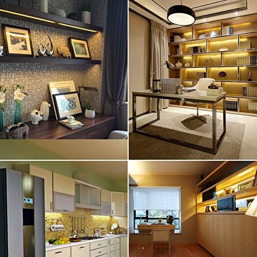 Dimmable Under Cabinet Lighting, Color Temperature Changing LED Light Bar, Daylight to Warm White Lights, Remote Control Lamp for Desk, Counter, Closet, Room, Shelf (12 Inch) - Image 4