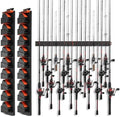 KastKing GravityLock V9 & V9 Vertical Fishing Rod Holder, Holds 18 Rods by KastKing