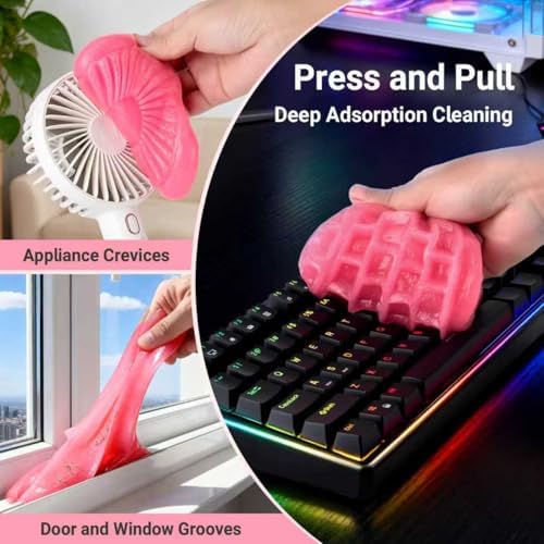 ColorCoral Cleaning Gel Dust Cleaner for PC Keyboard Car Detailing, 160g - Image 4