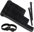 120 PCS 5/6/8 Inch Reusable Cable Ties for Cords – Data Cable Organizer Ties – Cord Wraps for Charging Cords – Electrical Wire Straps, Black by ARMIZ