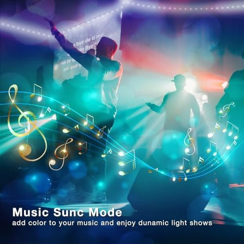 phopollo 400FT LED Strip Lights RGB Color Changing for Bedroom - Image 6