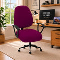DIVA EN CAMINO DEC Stretchable Desk Office Chair Seat Covers - Universal Stretch Computer Chair Slipcover - Washable Rotating Backrest Coverings & Cushion Protectors for Dogs, Cats, Pets、 by DivaenCamino
