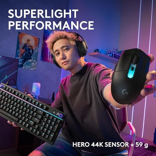 Logitech G305 X Superlight Wireless Gaming Mouse - Black - Image 3