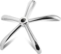 Mastery Mart Office Chair Base Replacement, 28 Inch Heavy Duty(2500 Lbs) Metal Leg, Reinforced to Repair Swivel Gaming Chair Bottom Part with Universal Caster and Gas Cylinder Size (Silver) by MeetingYourHighStandardsfromOfficetoHomeandPets