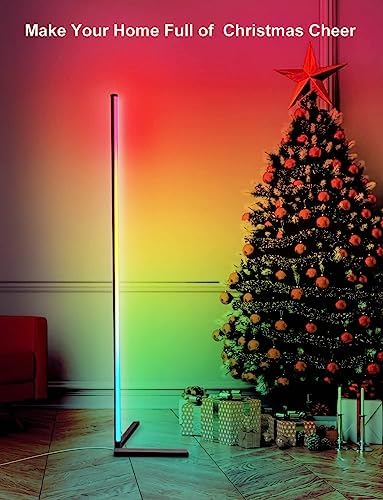 LanSuper Smart Corner Floor Lamp, 65" RGBW Color Changing LED Floor Lamp - Image 4