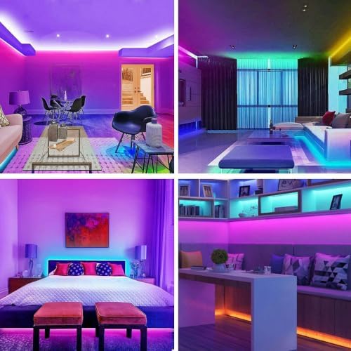SUPERNIGHT 5050 RGB LED Strip Lights, 16.4ft, 300 LEDs, DC 12V - Image 5