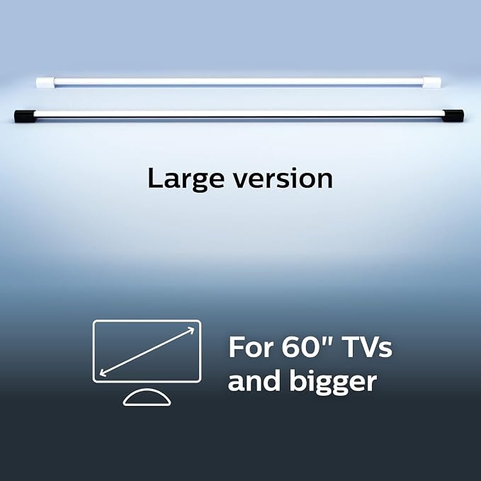 Philips Hue Large Smart Light Tube, White - White and Color Ambiance LED Color-Changing Light - 1 Pack - Sync with TV, Music, and Gaming - Requires Bridge and Sync Box - Control with App or Voice - Image 2