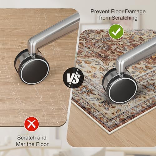 Anidaroel 48"x60" Office Chair Mat for Hardwood Floor, Desk Chair Mat Rug for Rolling Chairs - Image 6