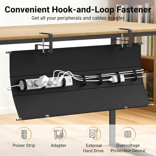 Housolution Under Desk Cable Management Tray, 36'' Cord Management - Image 5