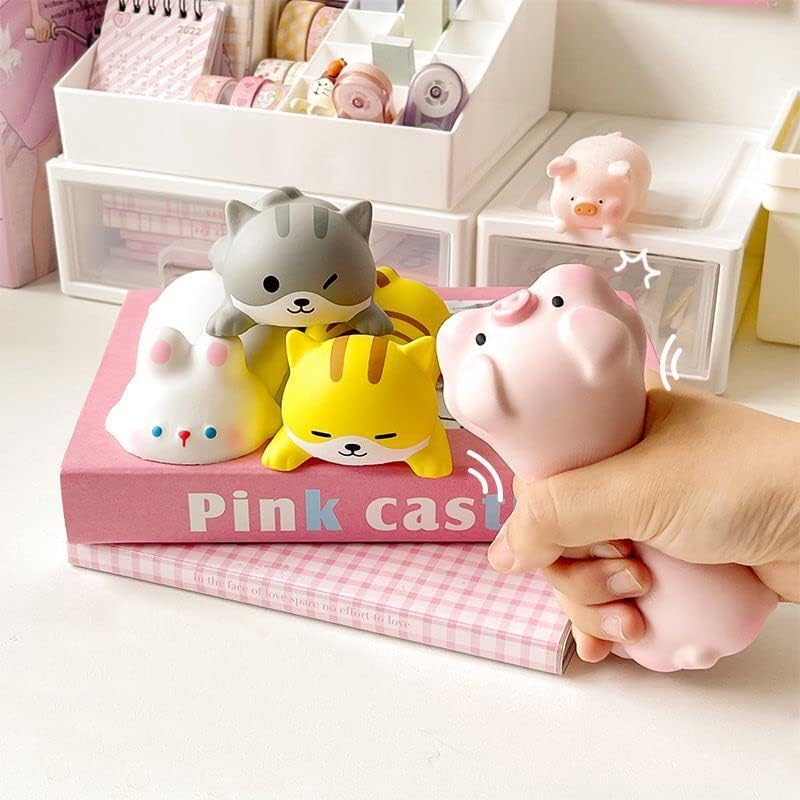 Cityhermit Cute Wrist Rest Support for Mouse Computer Arm Rest for Desk Ergonomic Kawaii Office Supplies Slow Rising PU Mouse Pad (Pink Pig) - Image 2