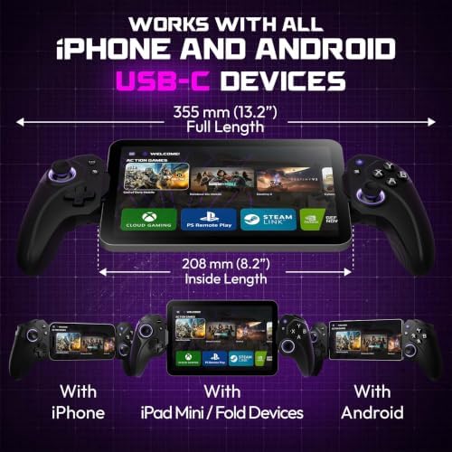 ELO Vagabond Mobile Gaming Controller, Made for iPhone, USB-C, Android - Image 2