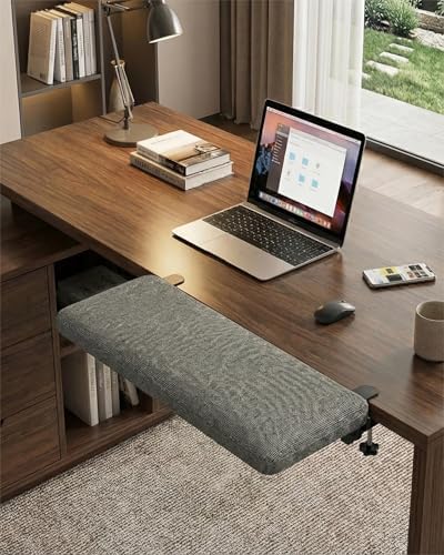 Office, Computer, Gaming arm Stand - Foldable, No Odor Ergonomic Armrest Bracket for (Grey 23.6 * 7.9IN) - Image 4
