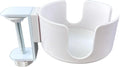 Practical Desk Mounted Cup Holder Trendy Space Saving Drink Clip for Workstations Adjustable Sturdy Desk Attachment by Unknown