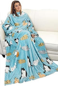 Catalonia Wearable Blanket with Sleeves for Women & Men, Fleece Wrap Throw by Catalonia