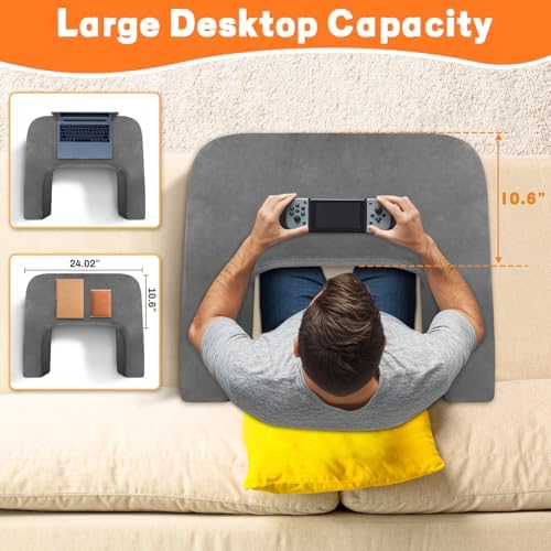 TranquilRelax Reading Pillow for Sitting in Bed, Pillow for Bed Sitting - Image 4