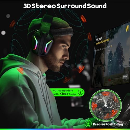 WESEARY Wireless Gaming Headset for PS5, PS4, PC, Switch| 20ms Low Latency - Image 3