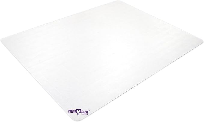 Marvelux Office Chair Mat for Low Pile Carpets 36" x 48”, Clear Vinyl Protector Mat for Under Desks, Rectangular PVC Carpeted Floor Mat for Gaming Chairs and Computer Desks - Image 9