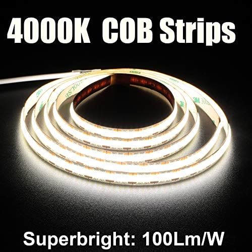 dephen 5V USB LED Light Strip 4.9ft, 4000K Daylight Under Cabinet Lighting - Image 4