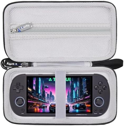 worfty Case for Trimui Smart Pro 5 inch Handheld Game Console - Hard Travel Protective Carrying Storage Bag (Case Only) (Black) by Unknown