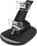 VSEER PS3 Controller Charger, Dual Console Charger Charging Docking Station Stand for PS3 with LED Indicators, Black by VSEER