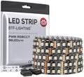 BTF-LIGHTING RGBCCT LED Strip UL Listed 16.4ft 96LED/m 300LED DC12V IP30 by BTF-LIGHTING