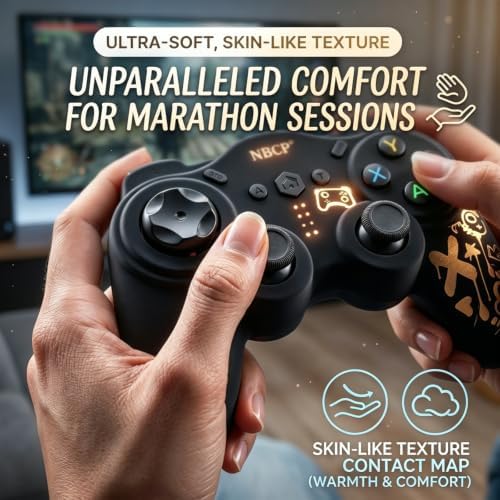 NBCP Wireless Pro Controller for Switch 2/Switch/PC/PS3/Android/iOS - Image 4