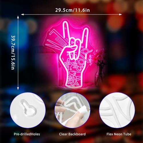 Neon Sign, Hair Salon Neon Signs for Wall Decor LED Sign Neon Light - Image 3