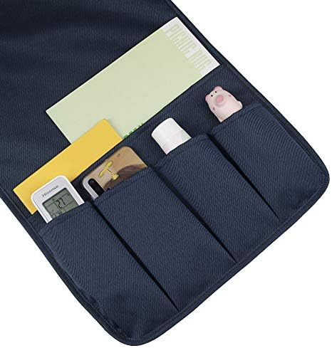 MDSTOP 5 Pockets Remote Control Holder, Magazine Rack, Space Saver Organizer, Draped Over Sofa, Couch, Recliner Armrest - Image 5