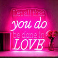 Neon Sign, Positive Neon Signs for Wall Decor LED Signs Neon Light by GdbkabfNeonSign