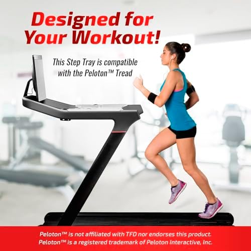 TFD Tread Tray 2.0 for Peloton Tread, Clear, Made in USA - Image 5