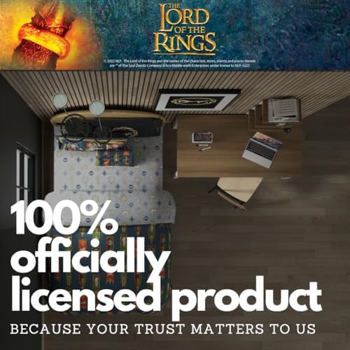 The Lord of the Rings: The War of the Rohirrim Bedding 7 Piece Super Soft Cozy Reversible Comforter and Sheet Set with Sham, Full, (Officially Licensed Product) By Franco - Image 7