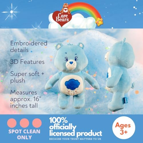 Care Bears Grumpy Bear Bedding Super Soft Cozy Decorative Pillow, (Officially Licensed Product) By Franco Collectibles - Image 3