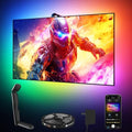 GIPOYENT TV LED Backlight with Camera, 10.5FT RGBIC Screen Sync Lights for 32–50 Inch TVs & PC Monitors, Music Sync LED Strip Lights with App for Gaming, Movies, Bedroom by GIPOYENT