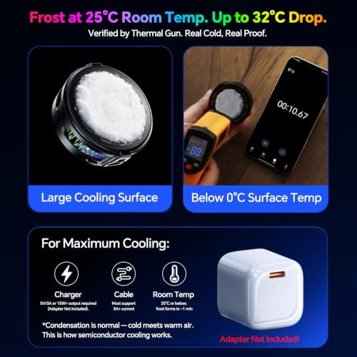 Magnetic/Clip-On USB Phone Cooler for Gaming/Video/Live/Vlog,Cell Phone Fan - Image 4