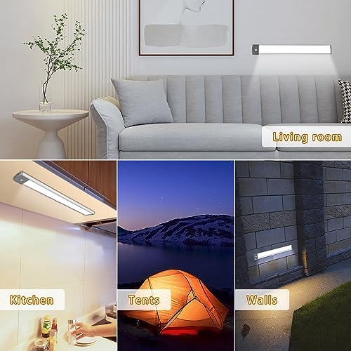 LEPOTEC Under Cabinet Lighting,Night Motion Sensor Light Indoor 2 Pack - Image 3