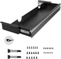 VEVOR Under Desk Drawer Slide Out, 33inch Under Desk Mounted Pull-out Drawer Attachment, Hidden Under Counter Drawers for office Home Sit Stand Workstation, Black by VEVOR