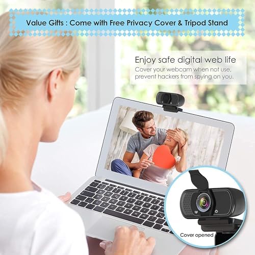 USB C Webcam for Switch 2 / PC: 1080P HD Web Cam with Mic,Computer Camera - Image 5