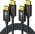 IVANKY DisplayPort Cable 1.4, 10ft (2 Pack), 8K 32.4Gbps DP to DP Cable by ivanky