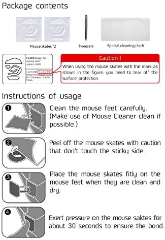 HOTLINEGAMES 3.0 Plus Mouse Skates Compatible with Razer Viper V4 Pro Wireless Gaming Mouse feet Replacement, Rounded Curved Edges, Smooth Glide, Pure PTFE Mice Upgrade - Image 7