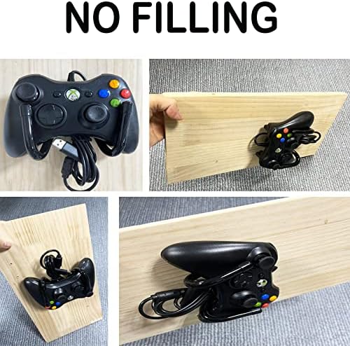 Universal Game Controller Holder Stand,Mini Wall Mount Organizer Rack Hanger Hook- Strong & Flexible, for PS3/PS4/PS5/Xbox 360/Xbox One/S/X/Elite/Series S/Series X Controller,etc - NO Controller - Image 4