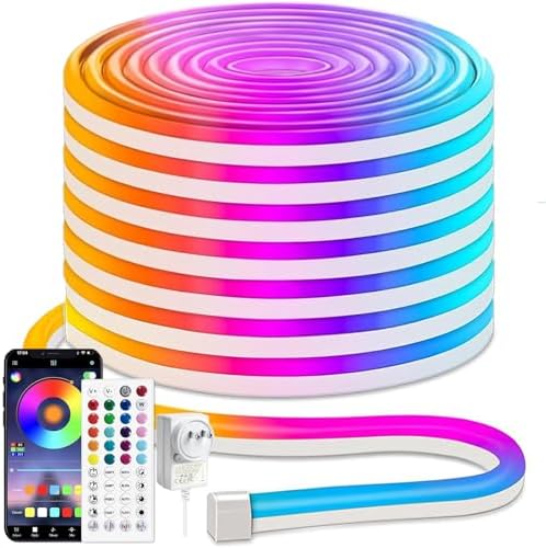 iNextStation 49.2FT RGB LED Strip Lights DC24V Waterproof LED Rope Lights by inextstation