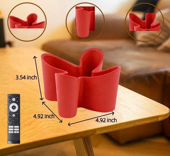 Flower Shape Remote Control Holder Modern,Desk Organizer Storage Container - Image 2