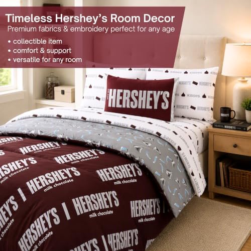 Franco Hershey's Chocolate Bar Plush Squishy Dec Pillow, 18" Wide, Bedroom, Office Decor & Gifts (Officially Licensed Product) - Image 3