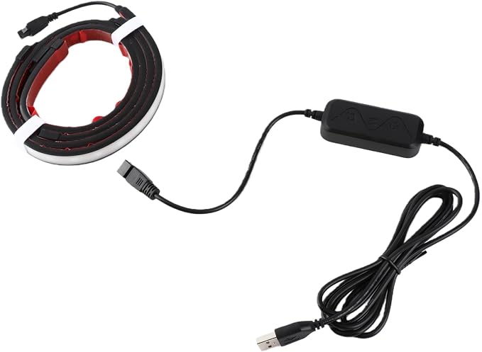 HURRISE RGB Phantom Ambiance Display LED Light Bar, Music Rhythm Dynamic Light Synchronization Color Dynamic Mode Music Mode Light Strip, Enhancing Gaming Experience (27inch) - Image 6