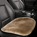 LLB Genuine Sheepskin Car Seat Cushion Seat Covers for Cars Trucks SUV Comfort Seat Protector Pad for Car Driver Seat Car Accessories for Women Office Chair Car Decor (Tan, Front Seat Cushion-1 Pc) by LLB