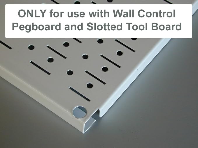 Wall Control KT-200-DLX Blue Slotted Metal Pegboard Hook Kit for Storage & Organization – Deluxe Assortment, 50 lbs Capacity, Made in USA - Image 8