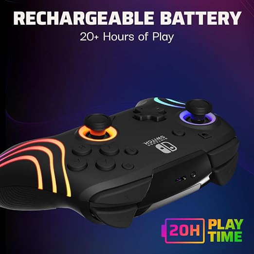 PDP Afterglow Wave Wireless RGB Gaming Controller for Nintendo Switch 2 - Image 3