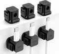 PZOZ Cable Clips 6 Pack, Adhesive Cable Organizer with Locking Buckle by pzoz