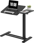 SANODESK 28''Overbed Table Gas Spring Lifting with Wheels&Tilting Desktop by sanodesk